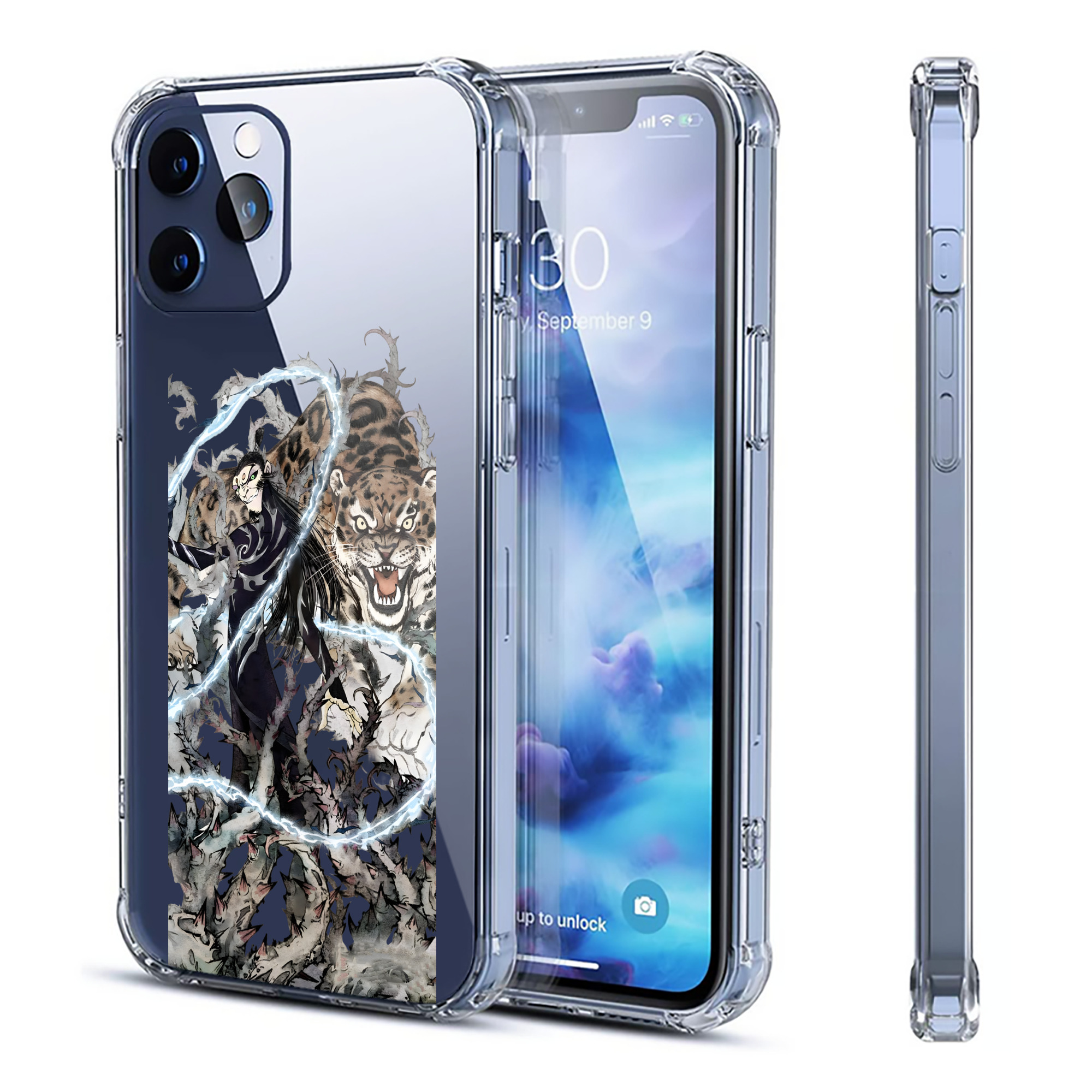 （画像用） Ne Zha 2 ナタ 魔童の大暴れ 【iPhone 12シリーズ対応】透明スマホケース（クリアソフトケース）